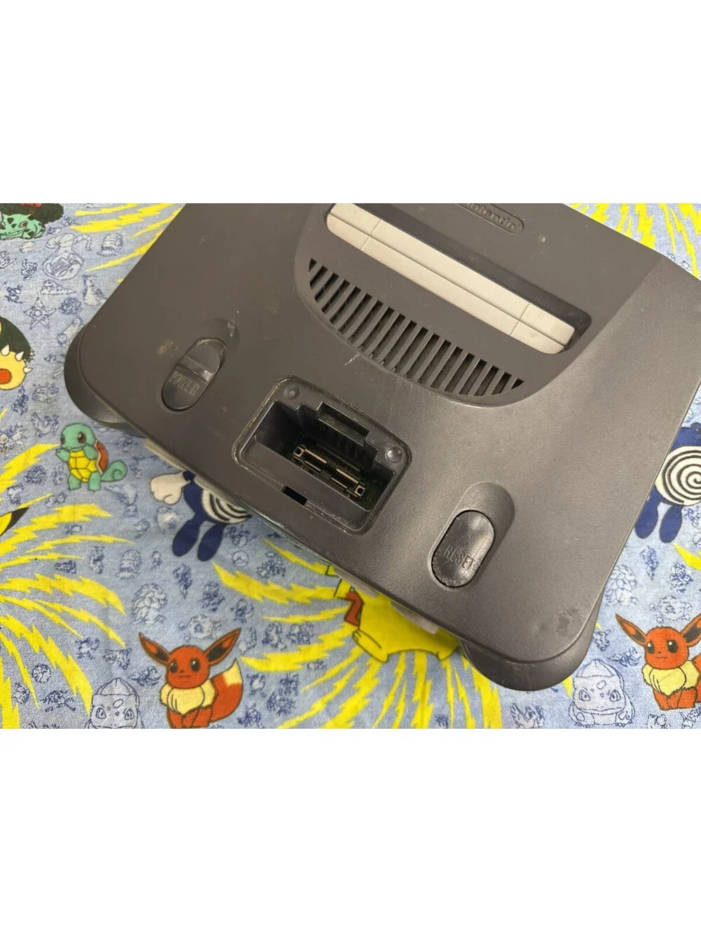 Nintendo 64 N64 Video Game Console Only NUS-001 - For Parts or Repair POWERS ON